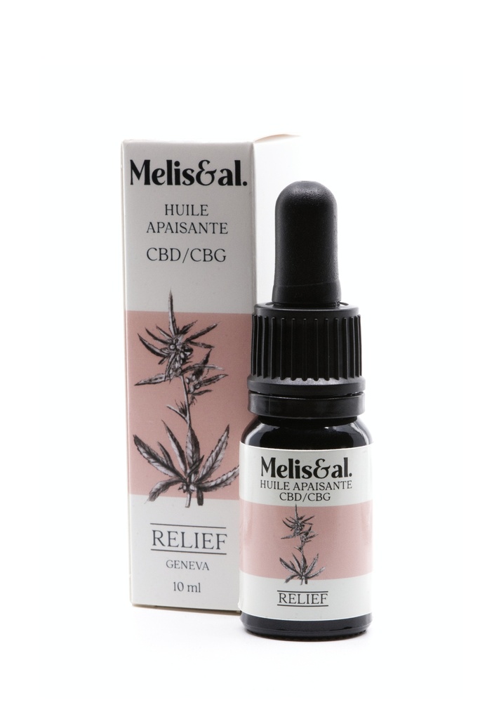 MelisetAl Huile Relief CBD CBG Boite