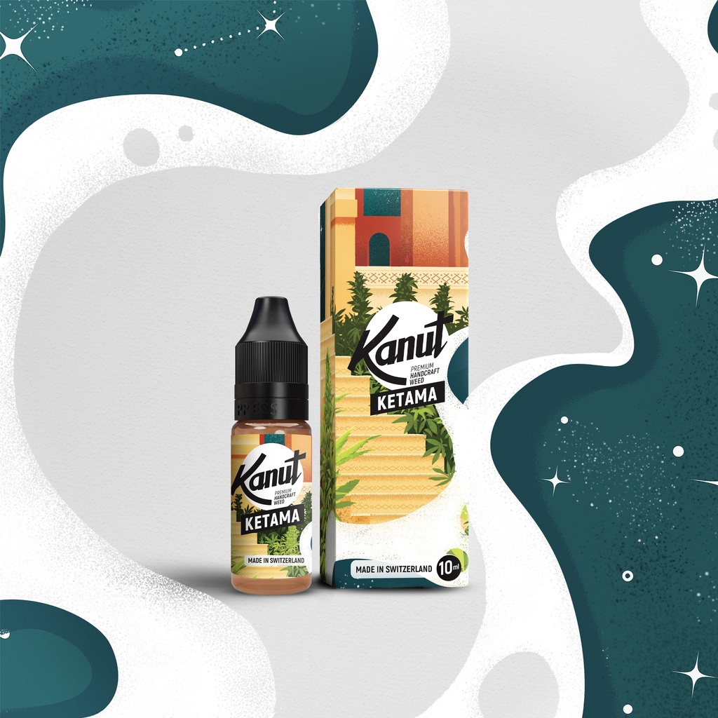 KANUT e-liquide CBD Ketama 10ml
