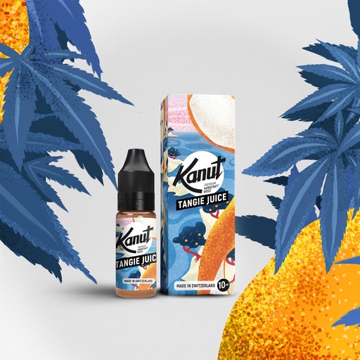 KANUT e-liquide CBD Tangie Juice 10ml
