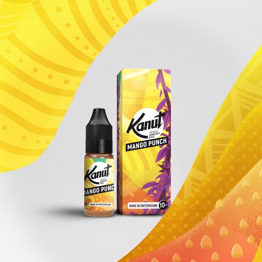 KANUT e-liquide CBD Mango Punch 10ml